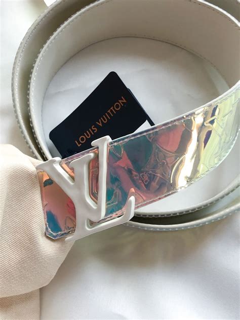 louis vuitton girl belts|louis vuitton hologram belt.